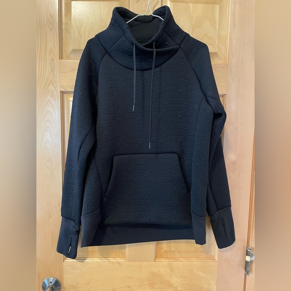 Athleta Jacquard Elevation Pullover Funnel Neck Sweatshirt - Picture 2 of 5